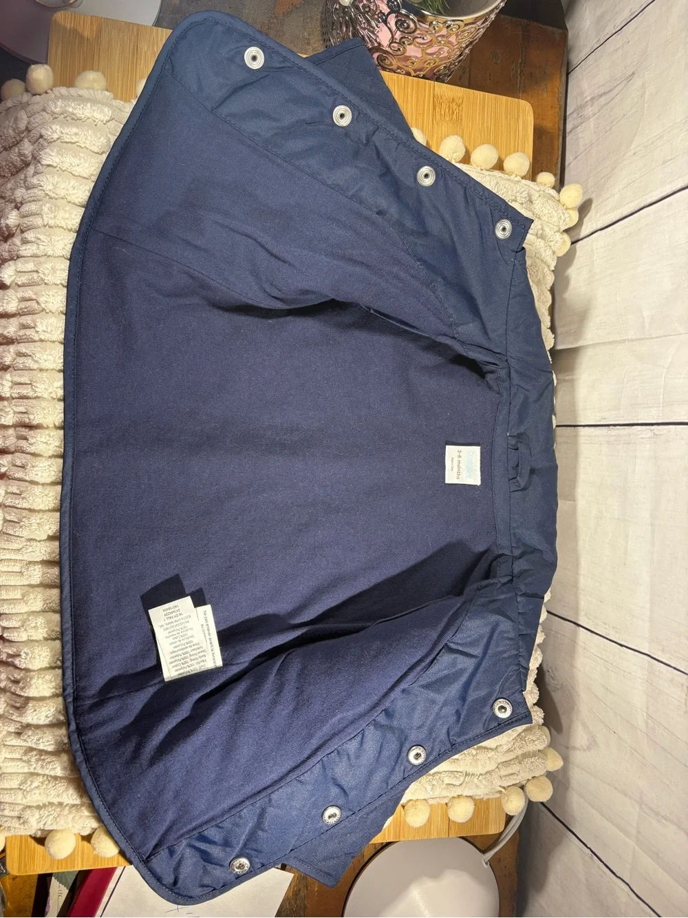 Gymboree Quilted Navy Blue Pea Coat